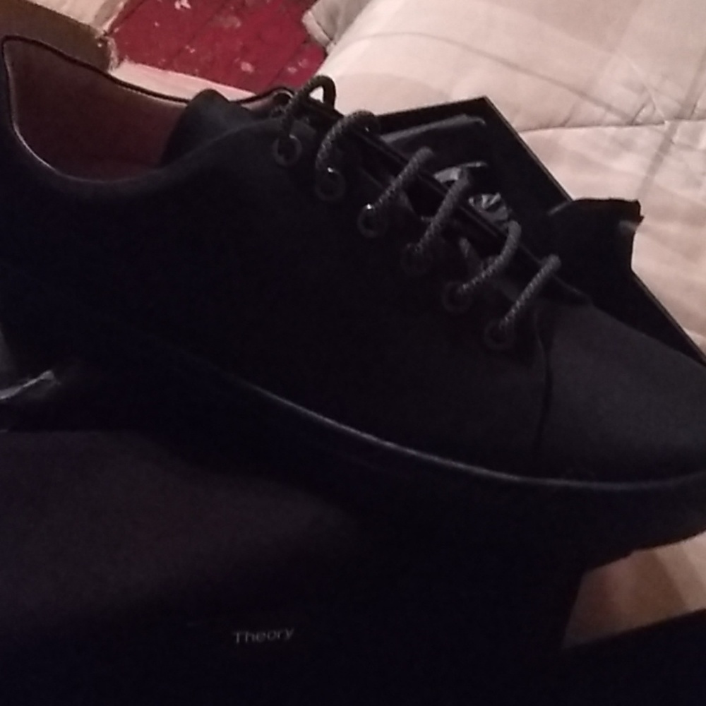 Theory baron nylon trainers